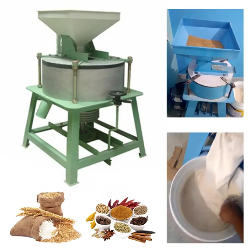 Commercial 16" (400 mm) Horizontal Bolt Type Flour Mill/Atta Chakki 65kg/hr Without Motor
